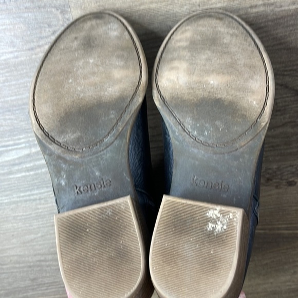 Kensie Women’s Black Ghita Leather Ankle Booties, size 7.5 - Picture 10 of 10